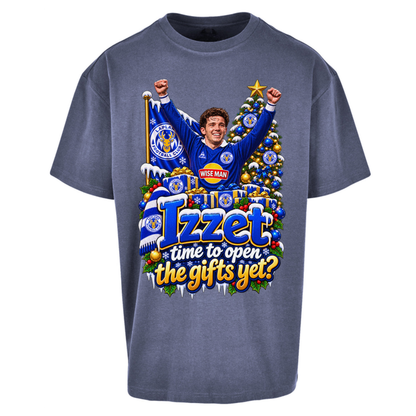 Leicester City Football Christmas Oversized T-Shirt