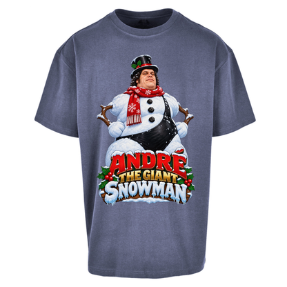 Andre The Giant Christmas Oversized T-Shirt