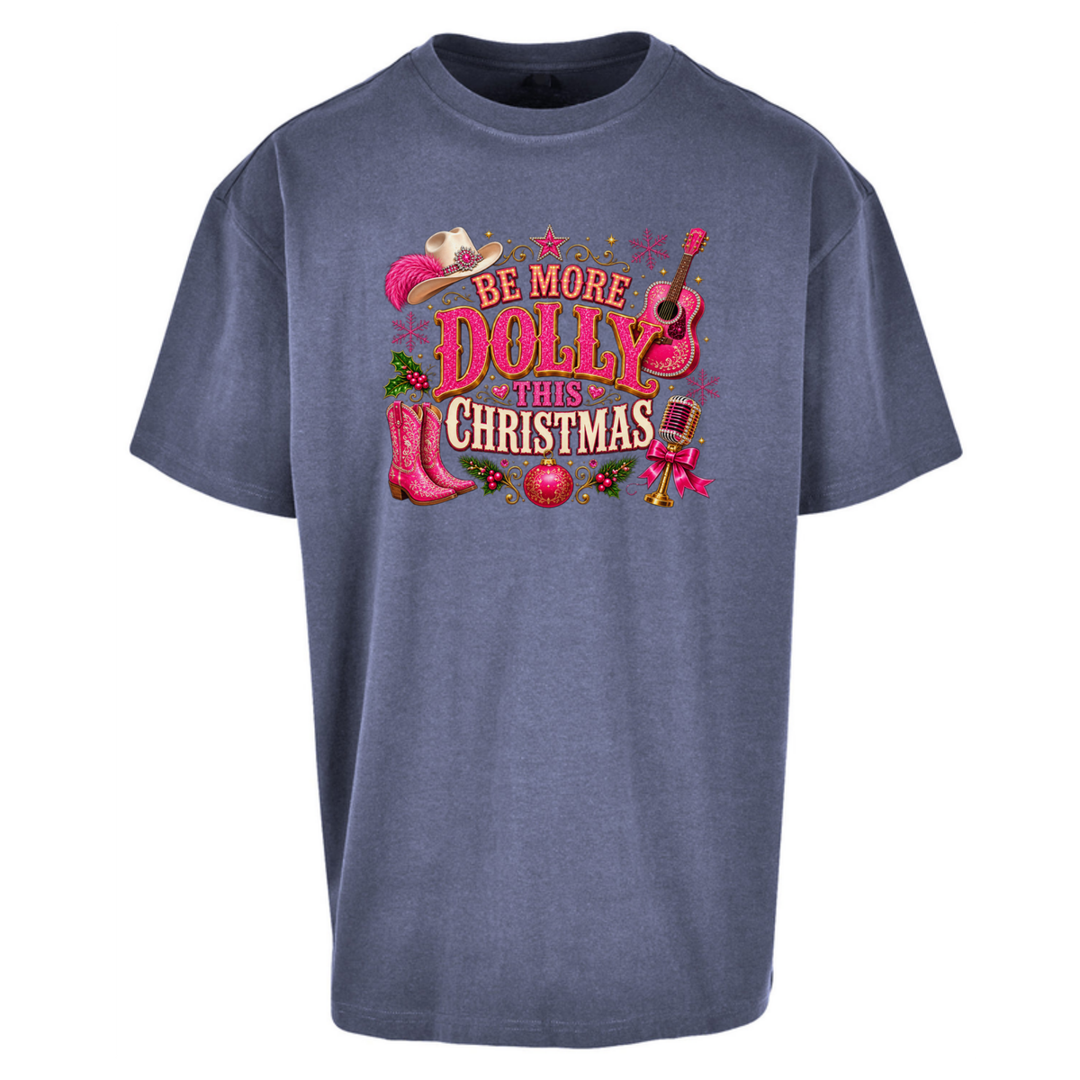 Dolly Parton Christmas Oversized T-Shirt