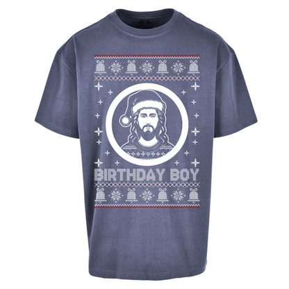 Jesus Birthday Christmas Oversized T-Shirt