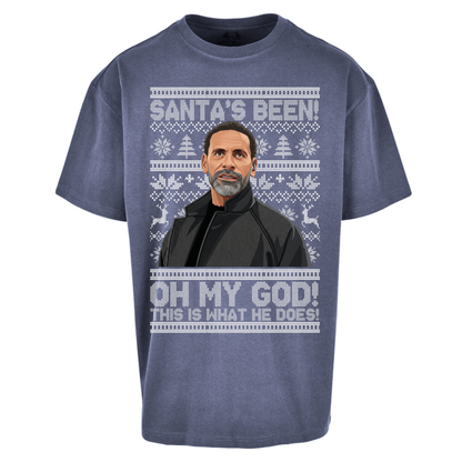 Steve Rio Ferdinand Christmas Oversized T-Shirt