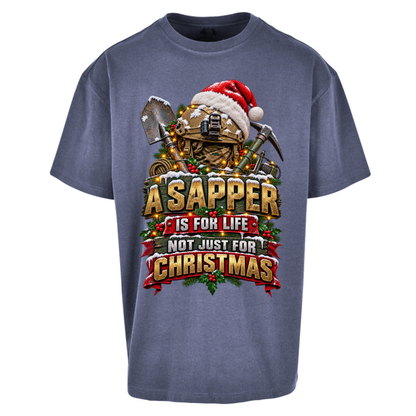 Royal Engineers Sappers Christmas Oversized T-Shirt