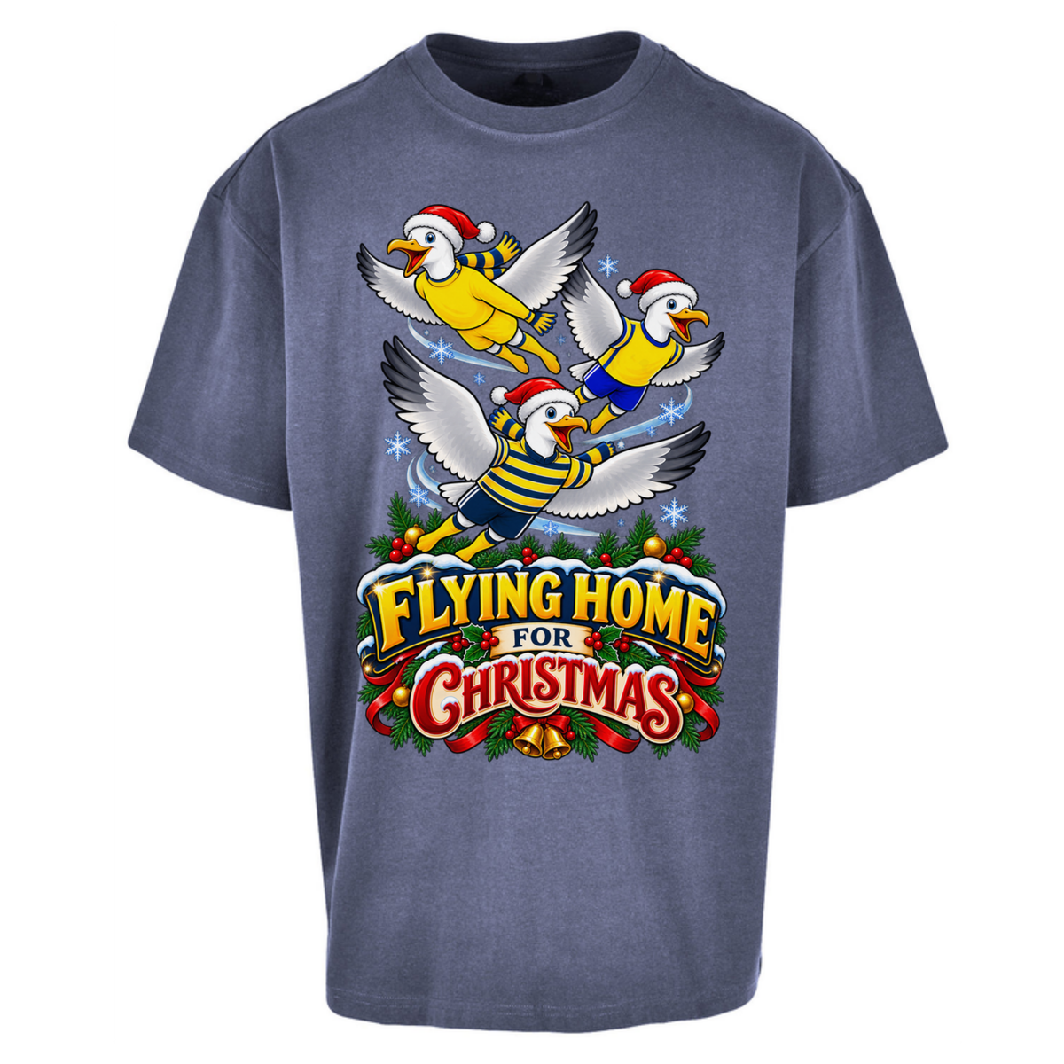 Torquay United Christmas Oversized T-Shirt