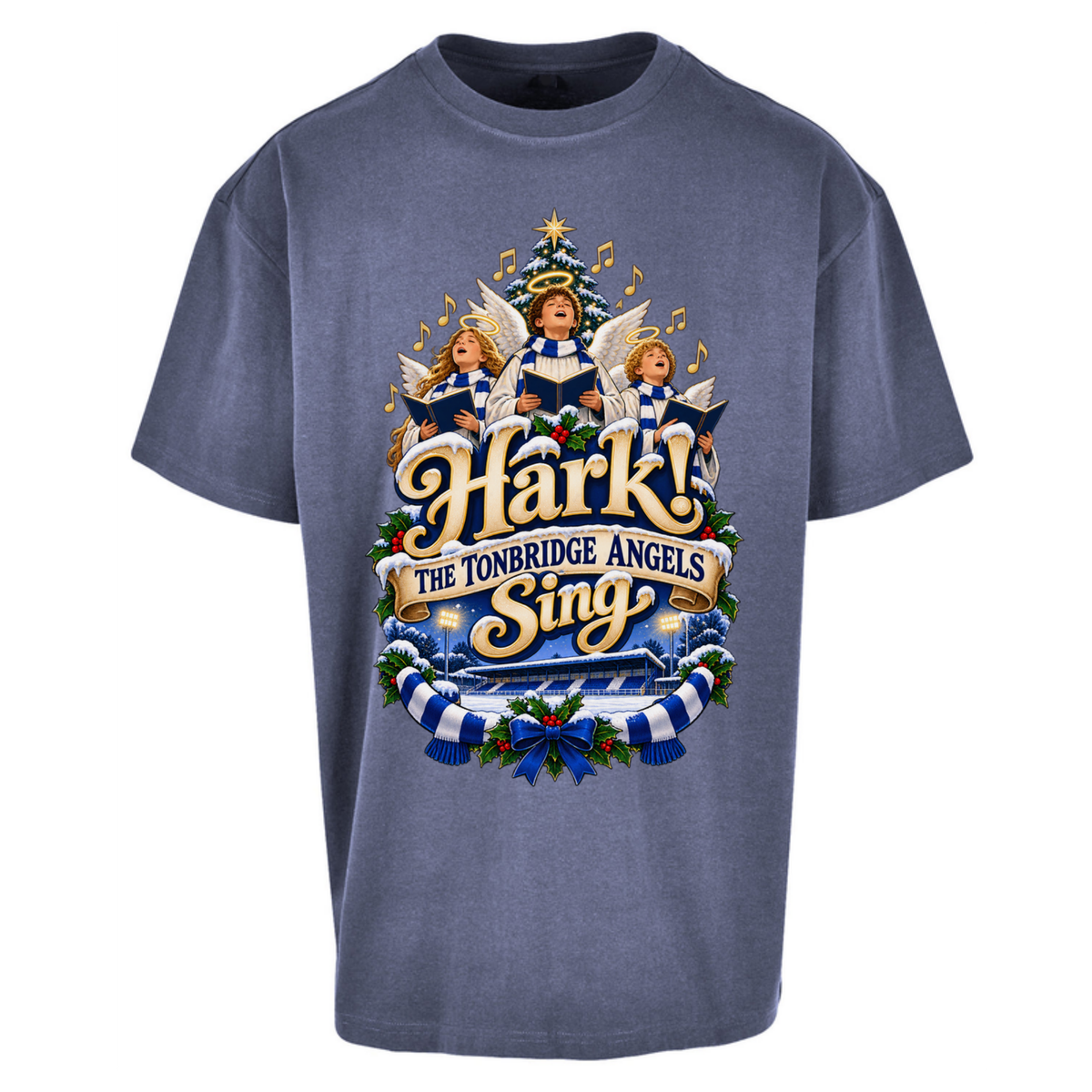 Tonbridge Angels Christmas Oversized T-Shirt
