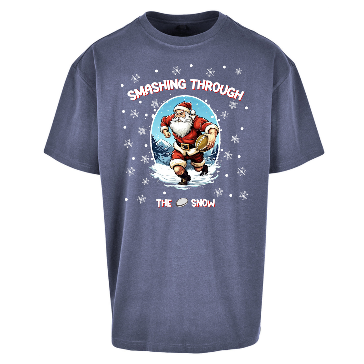 Rugby Santa Clothing Oversized T-Shirt