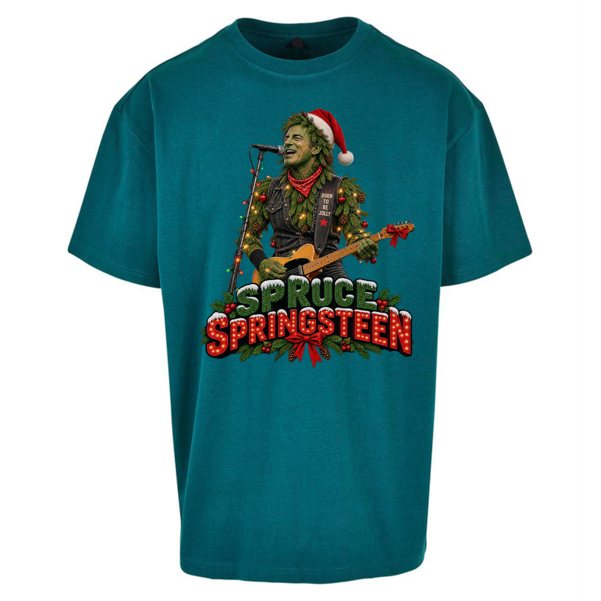 Bruce Springsteen Christmas Oversized T-Shirt