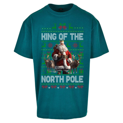 King Santa Christmas Oversized T-Shirt