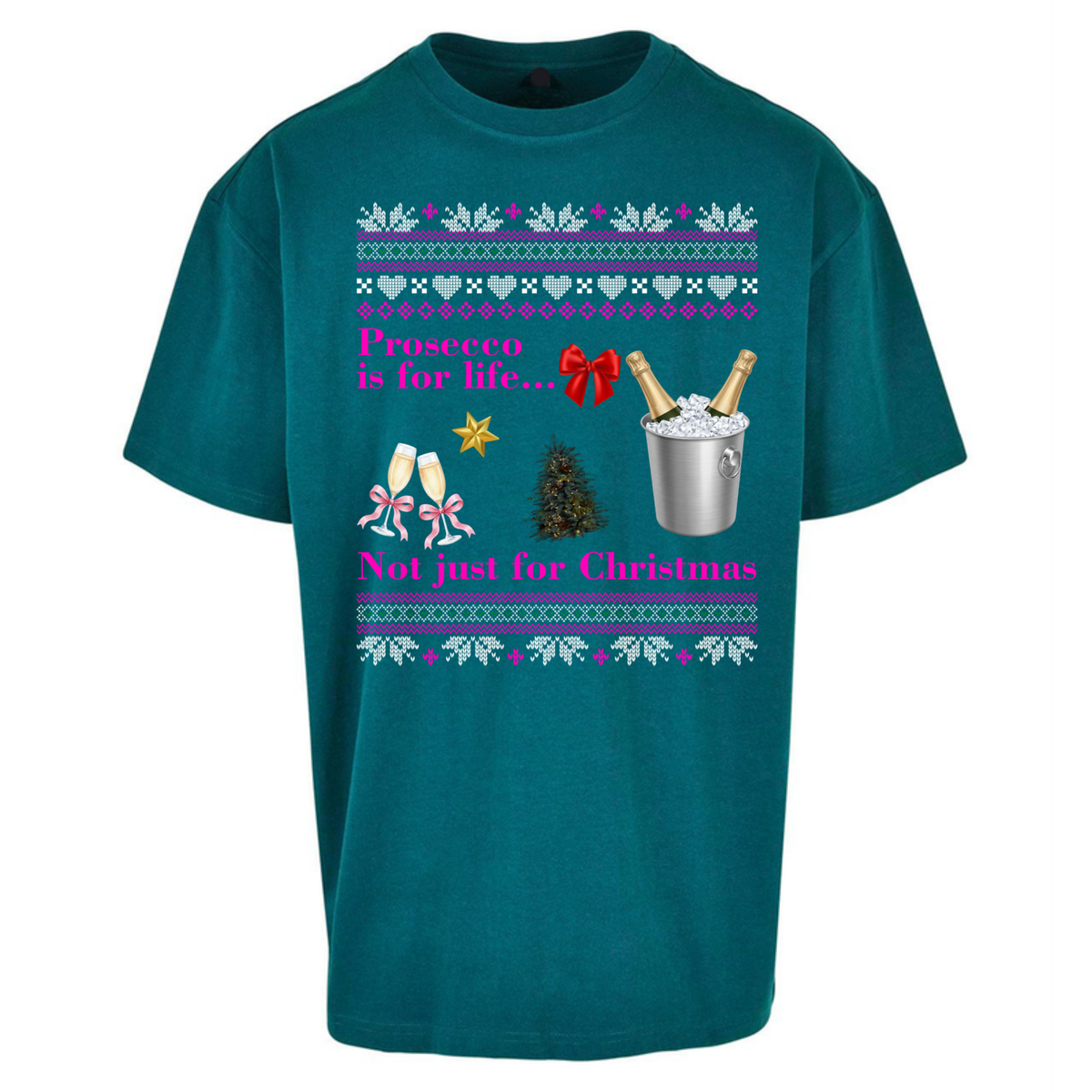 Prosecco Gift Top Oversized T-Shirt