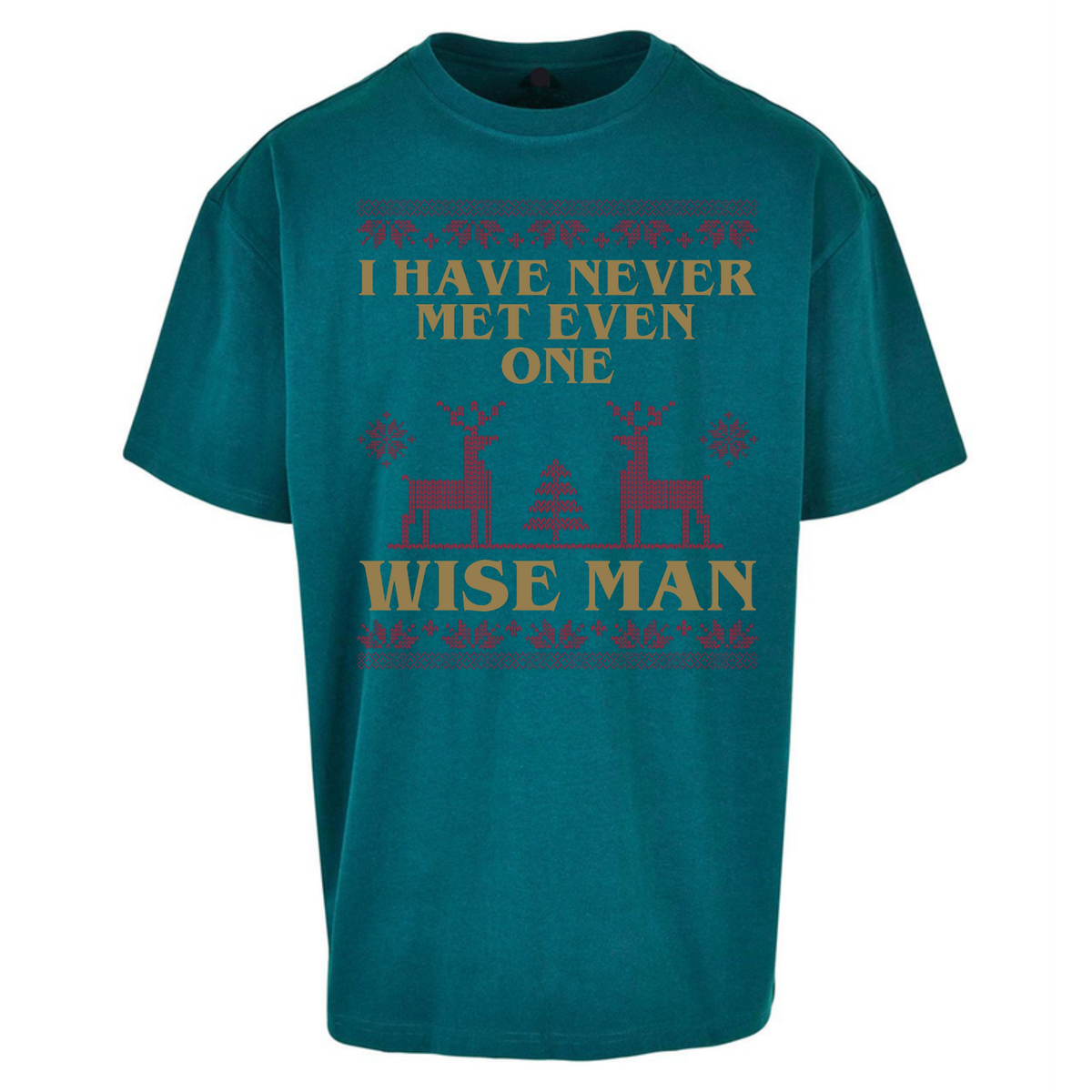 Retro Festive Graphic Oversized T-Shirt