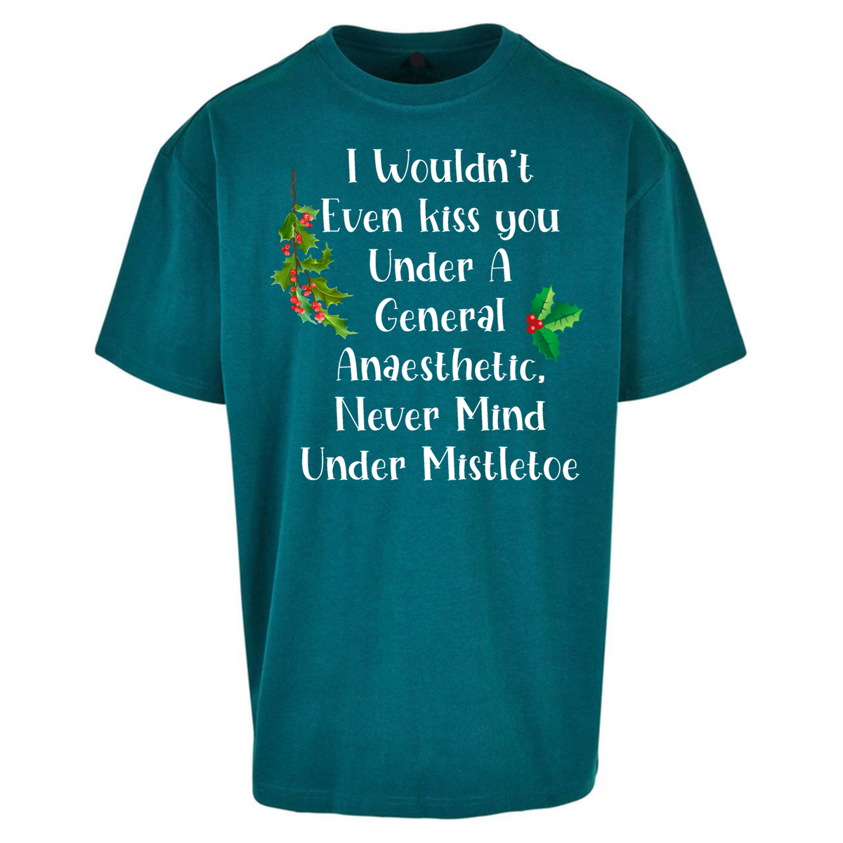 Cheeky Festive Slogan Oversized T-Shirt