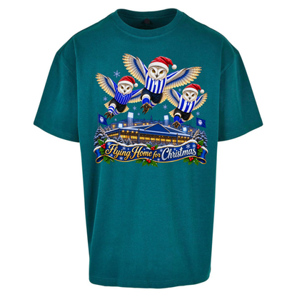 Sheff Wed Christmas Oversized T-Shirt