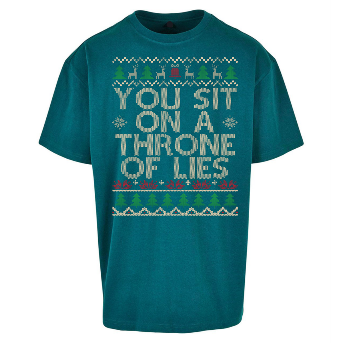 Throne Of Lies Christmas Oversized T-Shirt