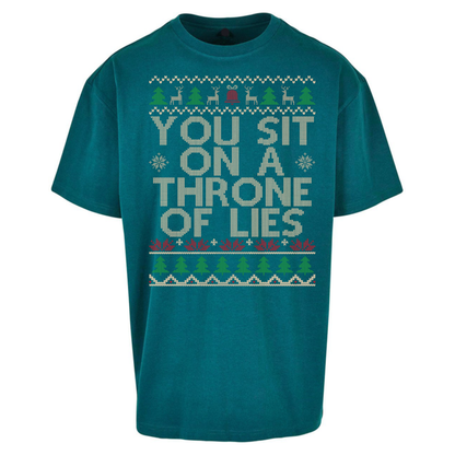 Throne Of Lies Christmas Oversized T-Shirt