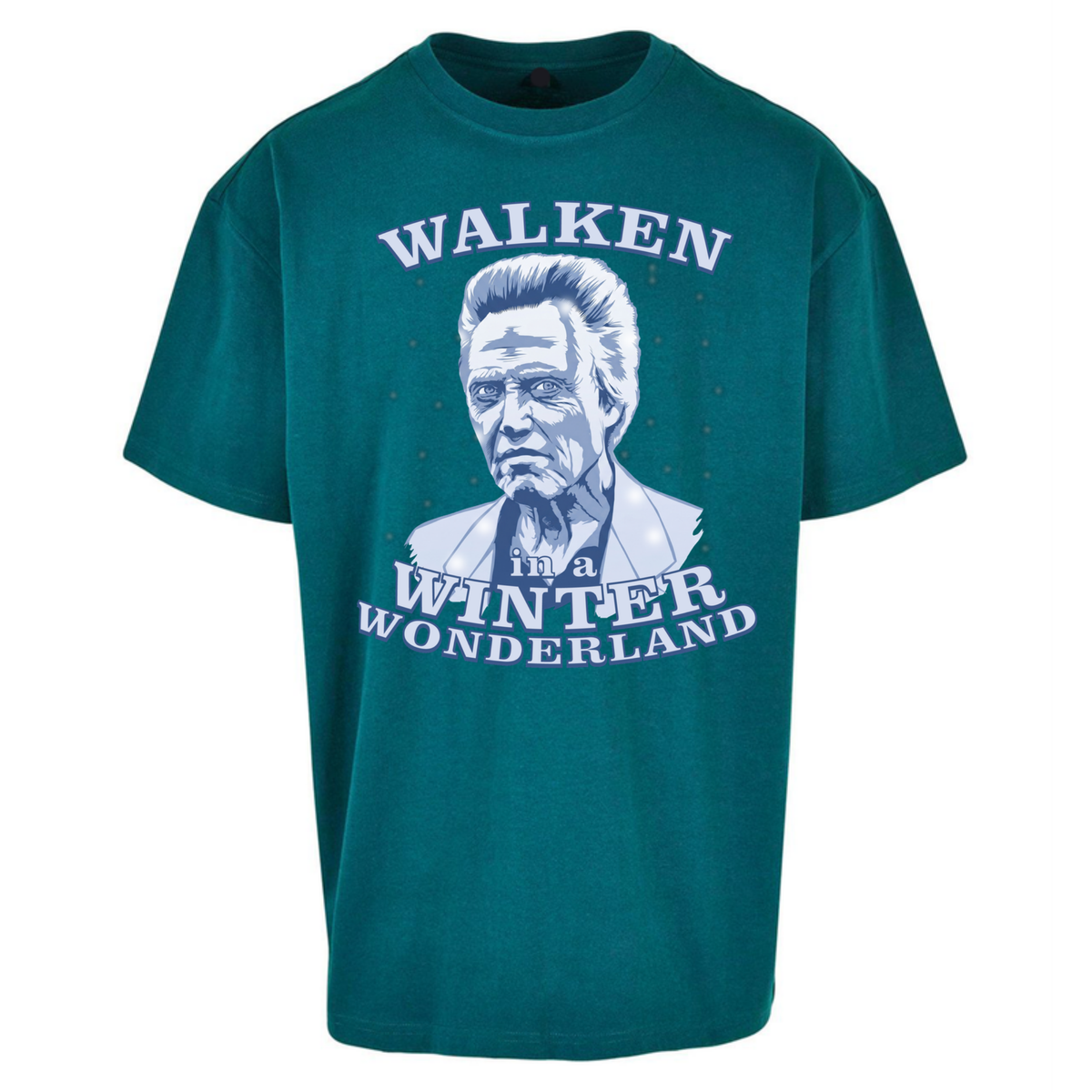 Christopher Walken Christmas Oversized T-Shirt