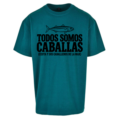 Todos Somos Caballas Ceuta Oversized T-Shirt