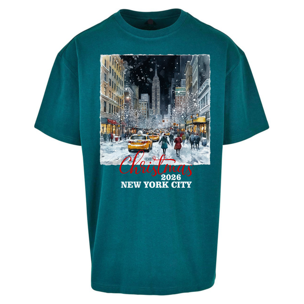New York Winter Gift Oversized T-Shirt