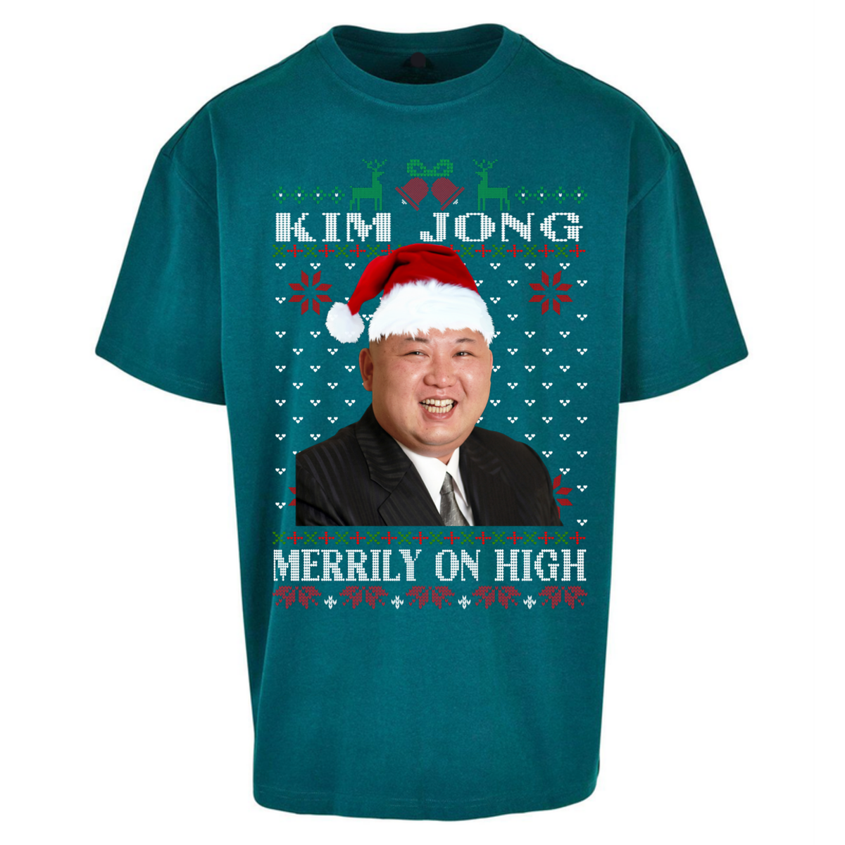 Kim Jong Christmas Oversized T-Shirt