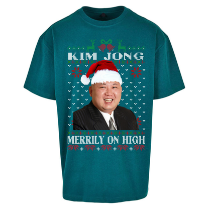 Kim Jong Christmas Oversized T-Shirt