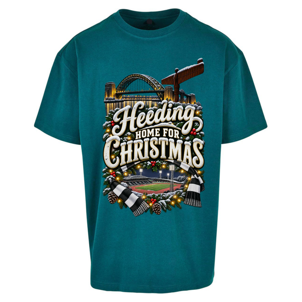 Gateshead Christmas Oversized T-Shirt