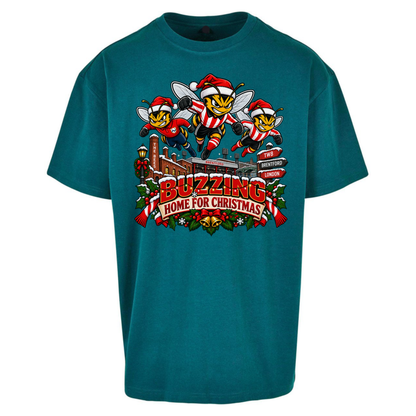 Brentford Football Christmas Oversized T-Shirt