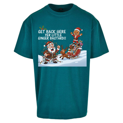 santa joke graphic Oversized T-Shirt