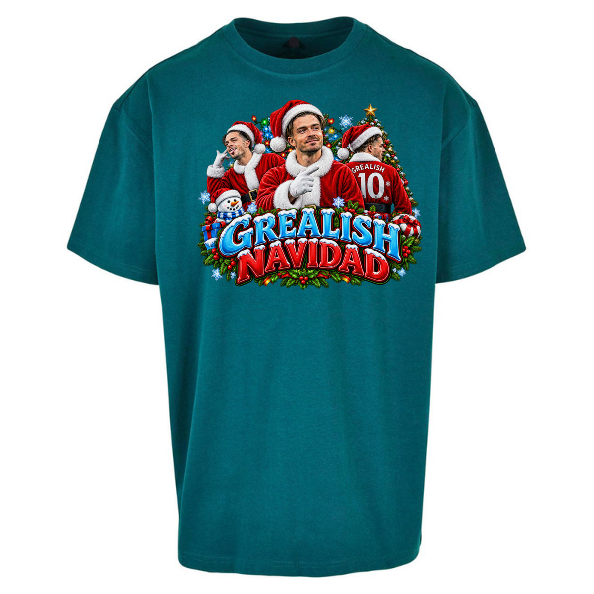 Grealish Navidad Oversized T-Shirt