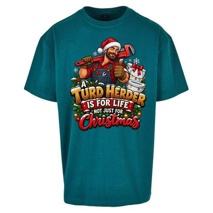 Plumbing Christmas Oversized T-Shirt