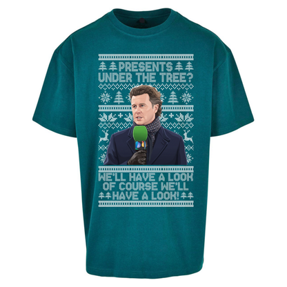 Steve Mcmanaman Christmas Oversized T-Shirt