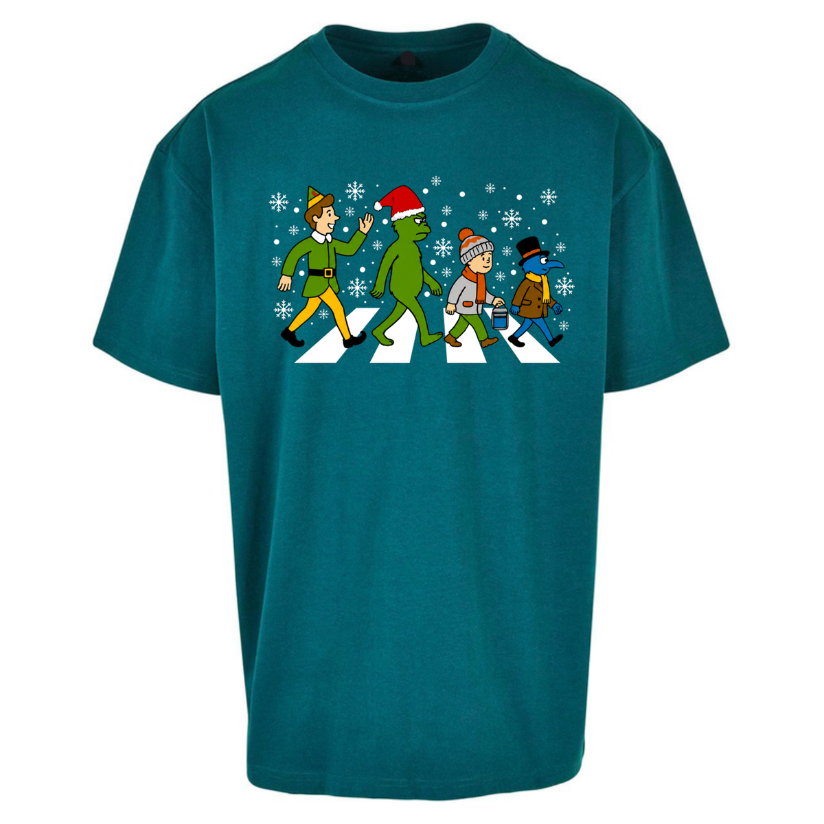 Abbey Road Walk Christmas jumper Oversized T-Shirt