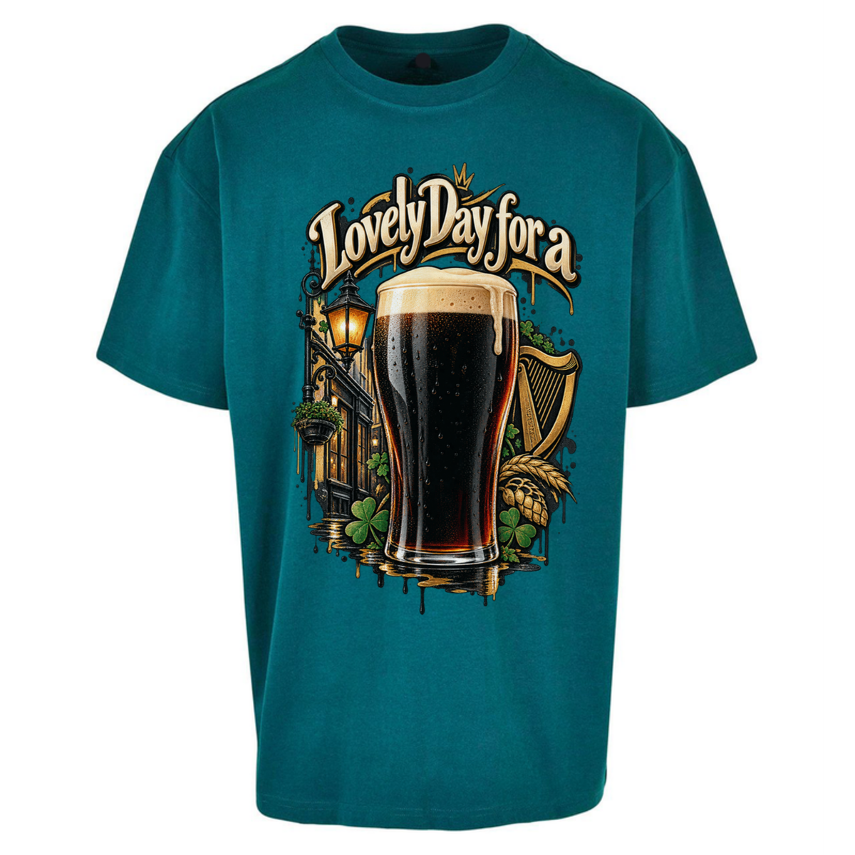 Lovely Day for a Guinness Oversized T-Shirt