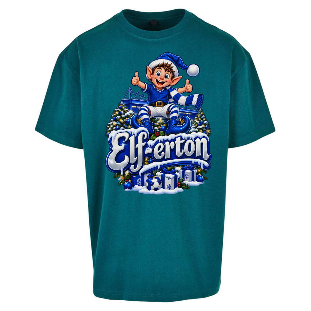 Everton FC Christmas Oversized T-Shirt