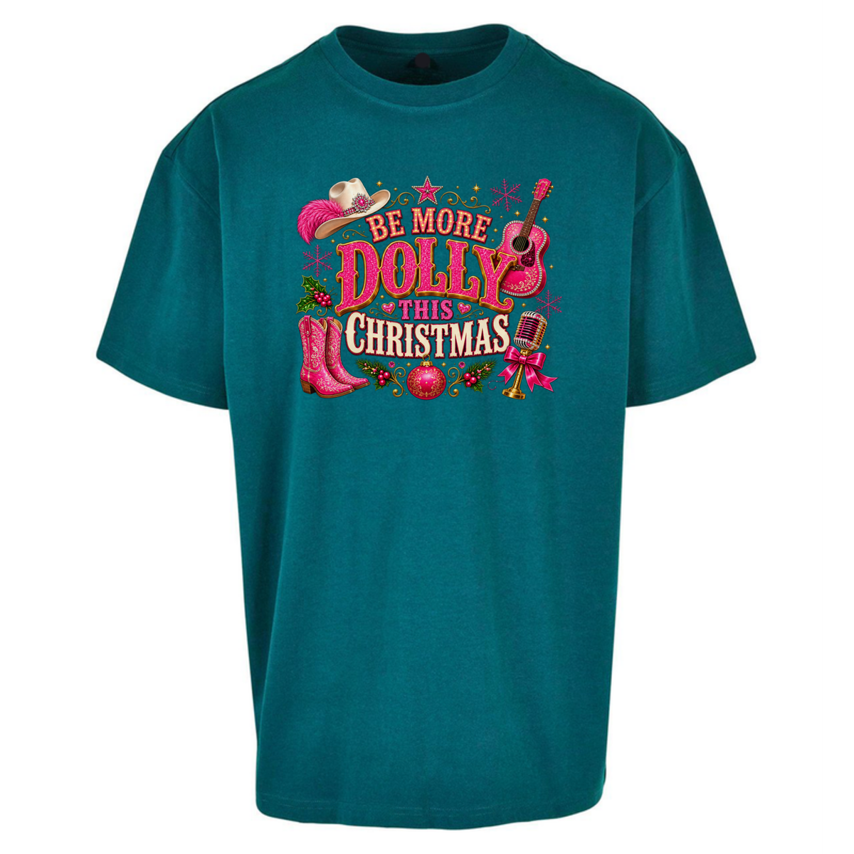 Dolly Parton Christmas Oversized T-Shirt