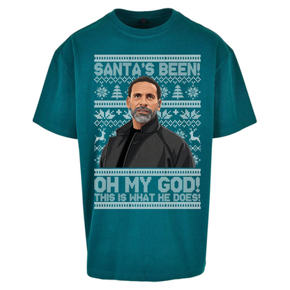 Steve Rio Ferdinand Christmas Oversized T-Shirt