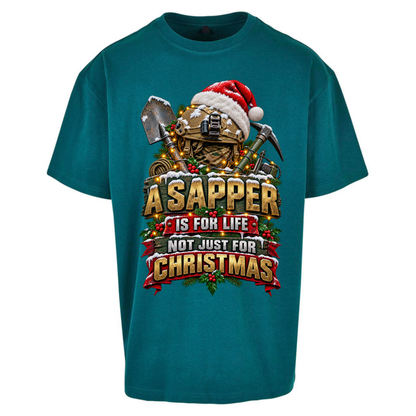 Royal Engineers Sappers Christmas Oversized T-Shirt
