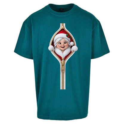 Mrs Claus Outfit Oversized T-Shirt