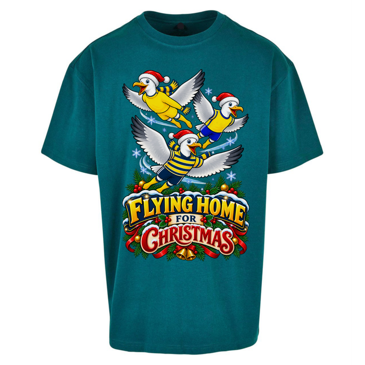 Torquay United Christmas Oversized T-Shirt