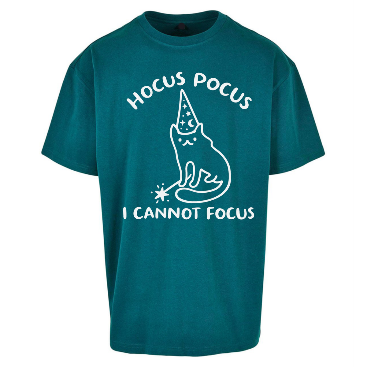 Hocus Pocus I Cannot Focus Oversized T-Shirt
