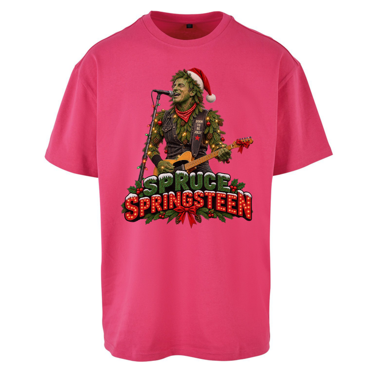 Bruce Springsteen Christmas Oversized T-Shirt
