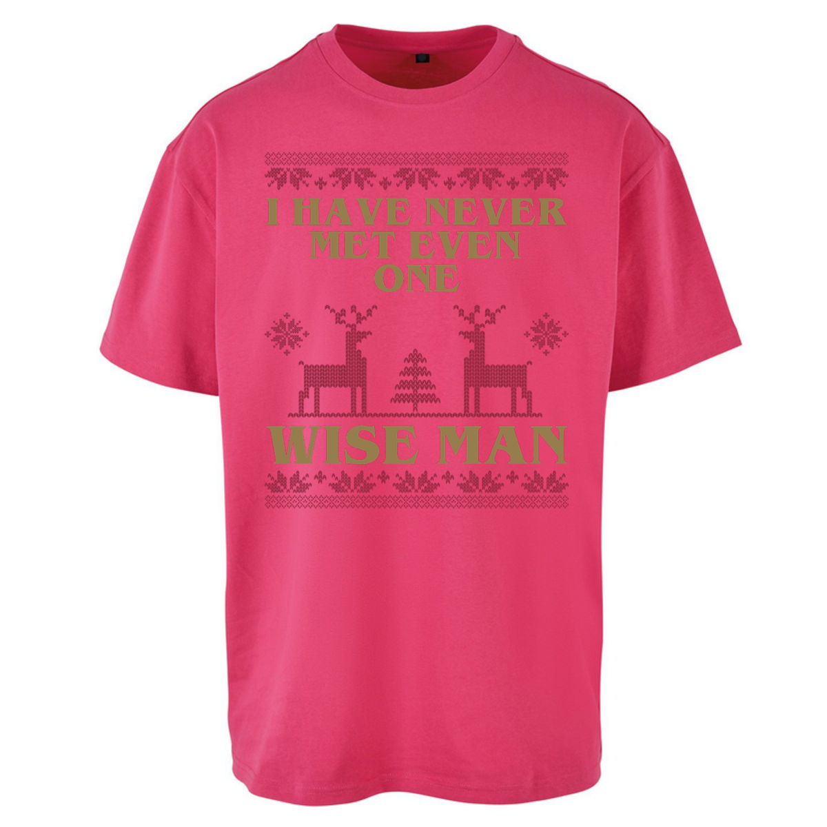 Retro Festive Graphic Oversized T-Shirt