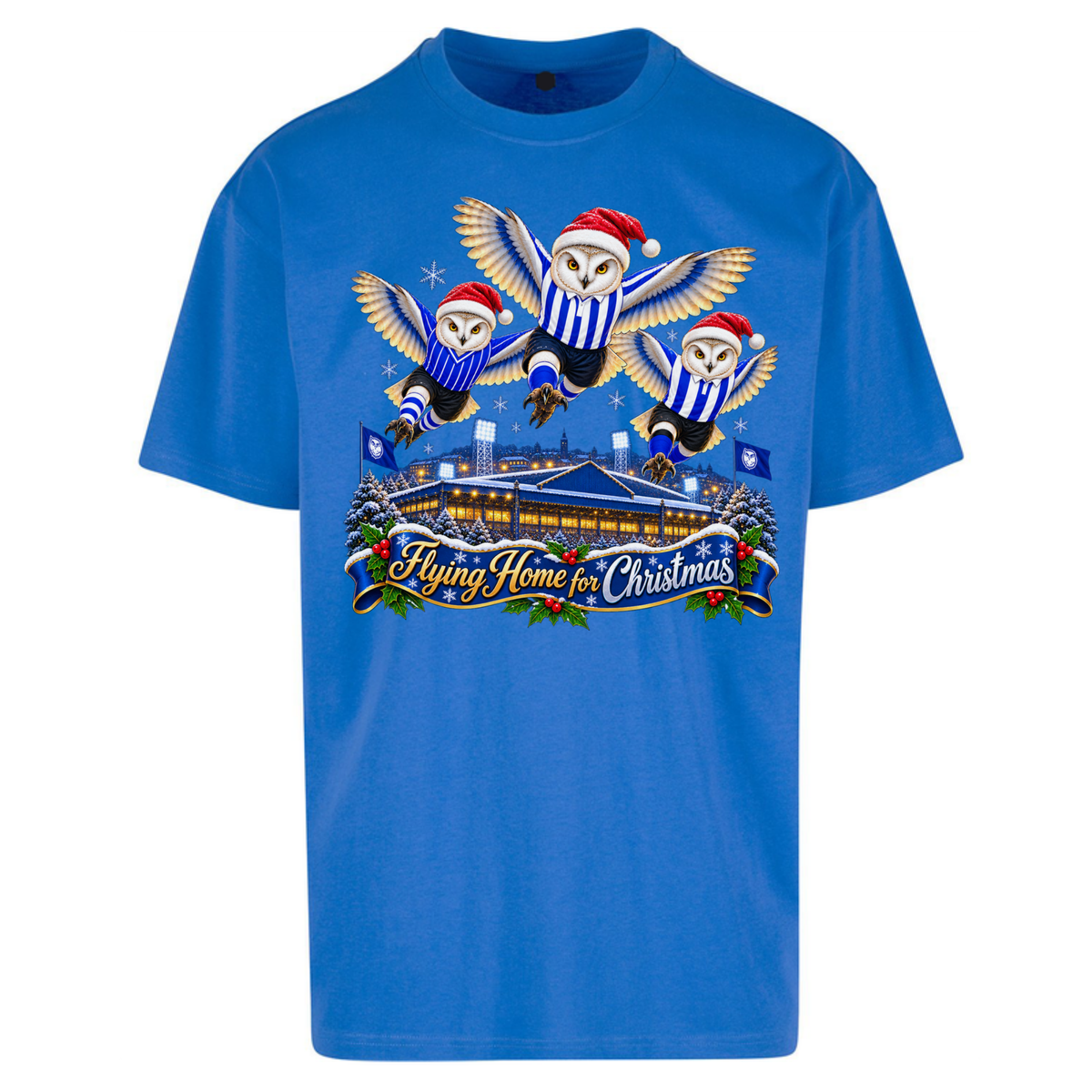 Sheff Wed Christmas Oversized T-Shirt