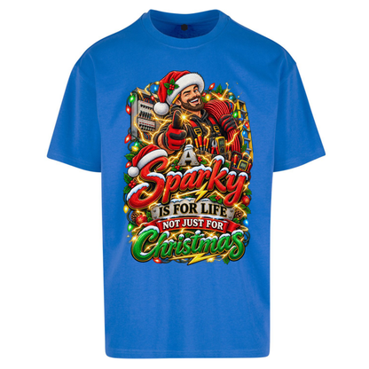 Sparky Christmas Oversized T-Shirt