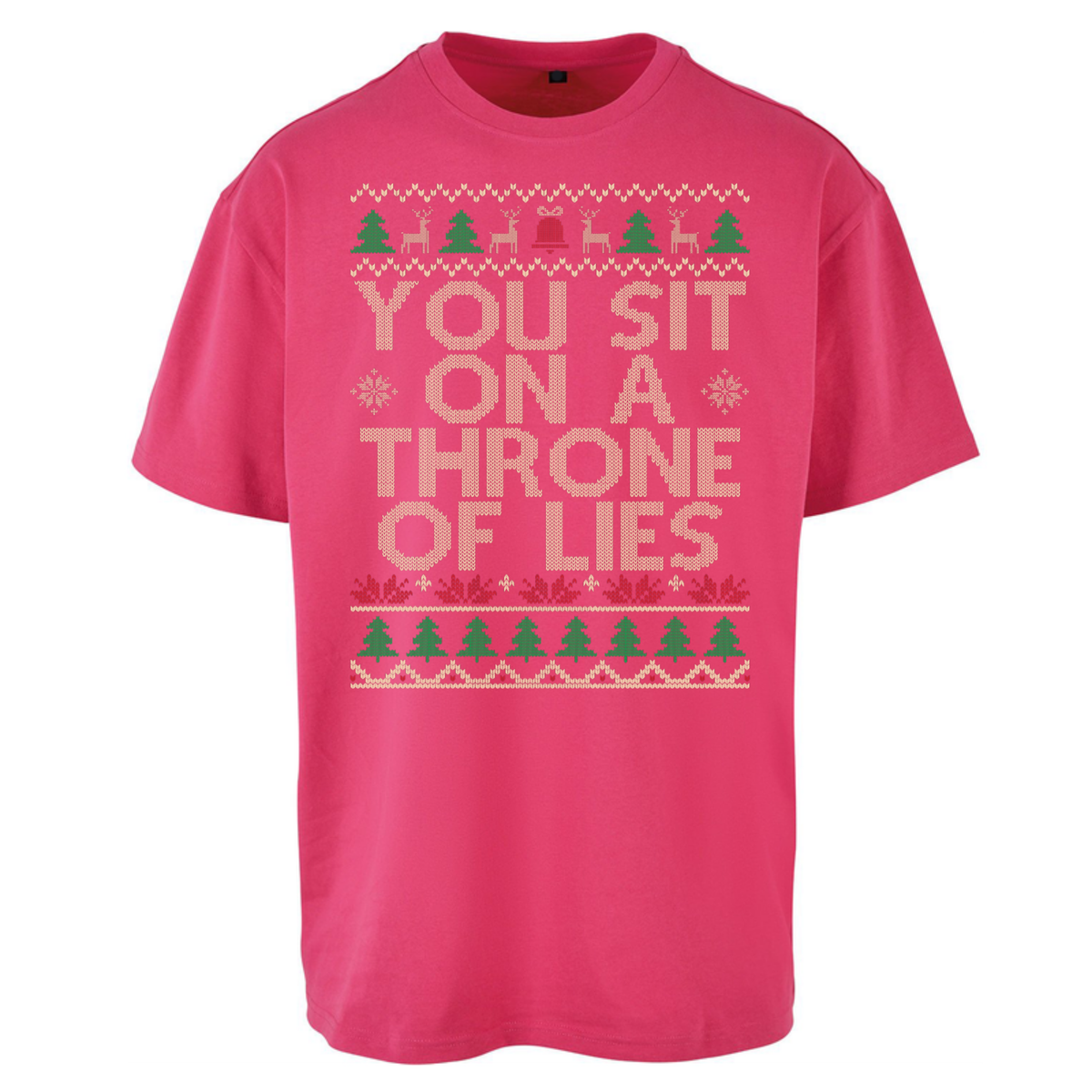 Throne Of Lies Christmas Oversized T-Shirt