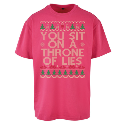 Throne Of Lies Christmas Oversized T-Shirt