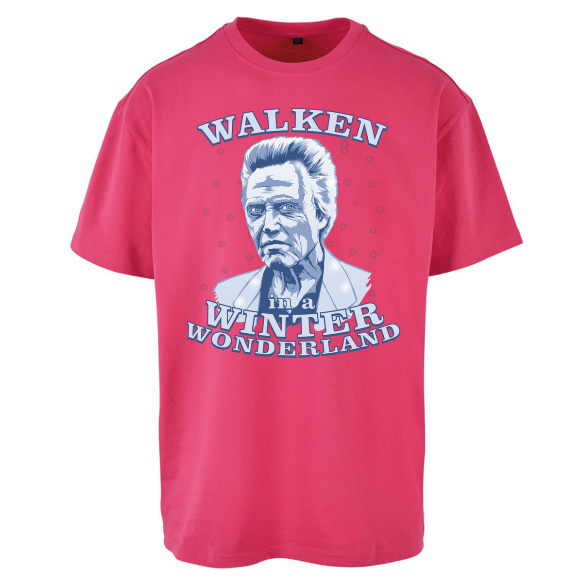 Christopher Walken Christmas Oversized T-Shirt