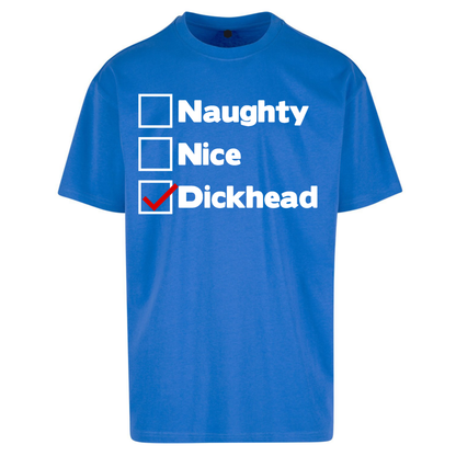 Naughty List Slogan Oversized T-Shirt