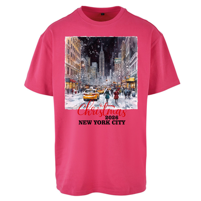 New York Winter Gift Oversized T-Shirt