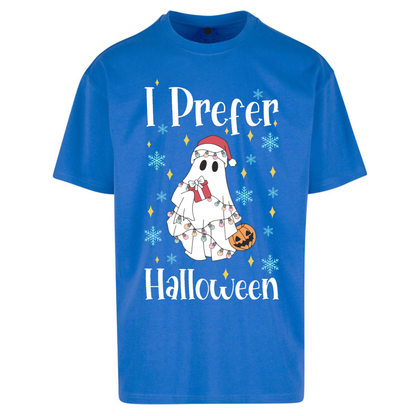 Halloween Christmas Crossover Oversized T-Shirt
