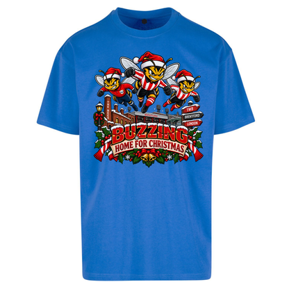 Brentford Football Christmas Oversized T-Shirt