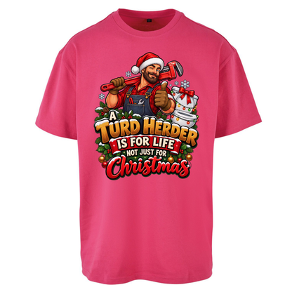 Plumbing Christmas Oversized T-Shirt