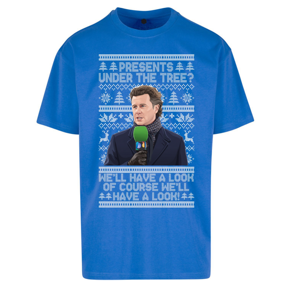 Steve Mcmanaman Christmas Oversized T-Shirt